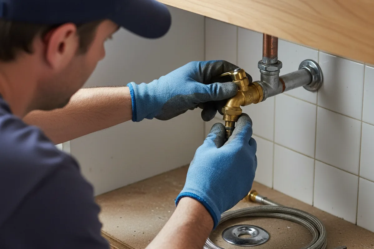 Shutoff valve and fitting work during Repiping in Mount Vernon